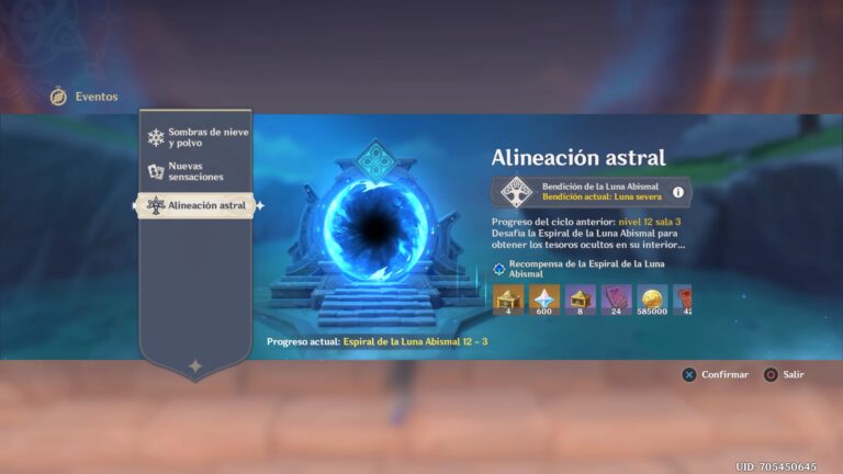 Espiral del abismo 1/12/21 (Primer abismo de 2.3)