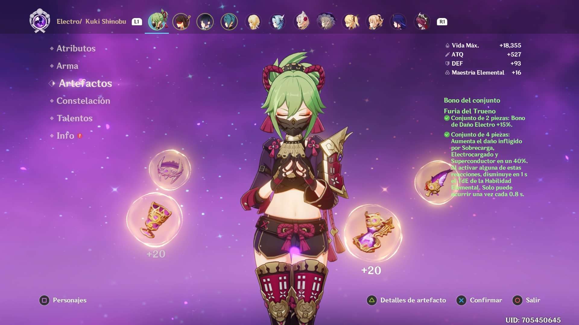 Taser/Tesla Kuki Shinobu